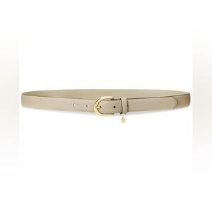 Lauren Ralph Lauren Women’s Charm Crosshatch Leather Belt – Size Large